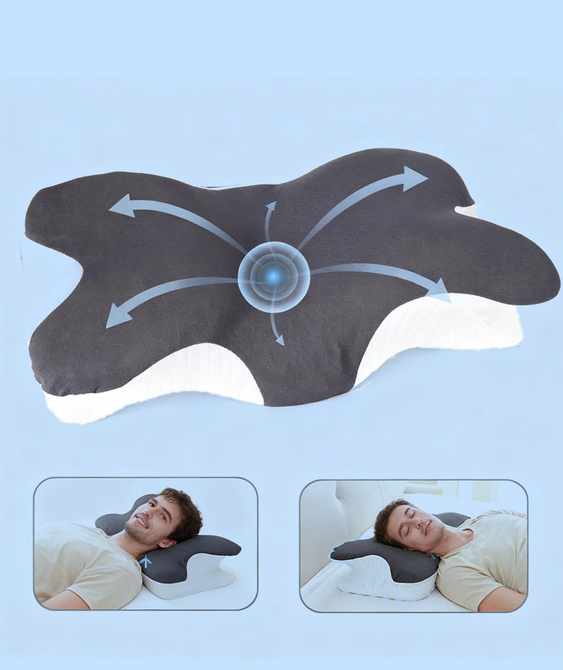 Orthopedic Memory Foam Butterfly Pillow