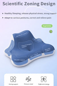 Multi-Functional Ergonomic Memory Foam Pillow