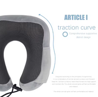 Foldable Airplane Memory Foam Neck Pillow
