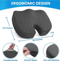 Seat Ergonomics Memory Foam Cushion